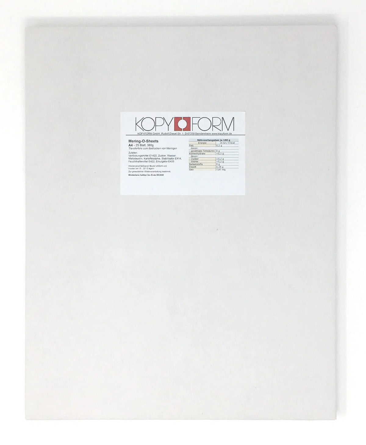Fogli transfer in zucchero (Meringue Sheets)